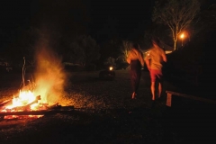 Guest hotel experiences and evening bonfire sri lanka